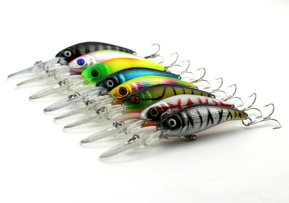 Приманка Minnow 8 шт. 10 см 7 6 г приманка для рыбалки жесткая наживка ловли рыбы