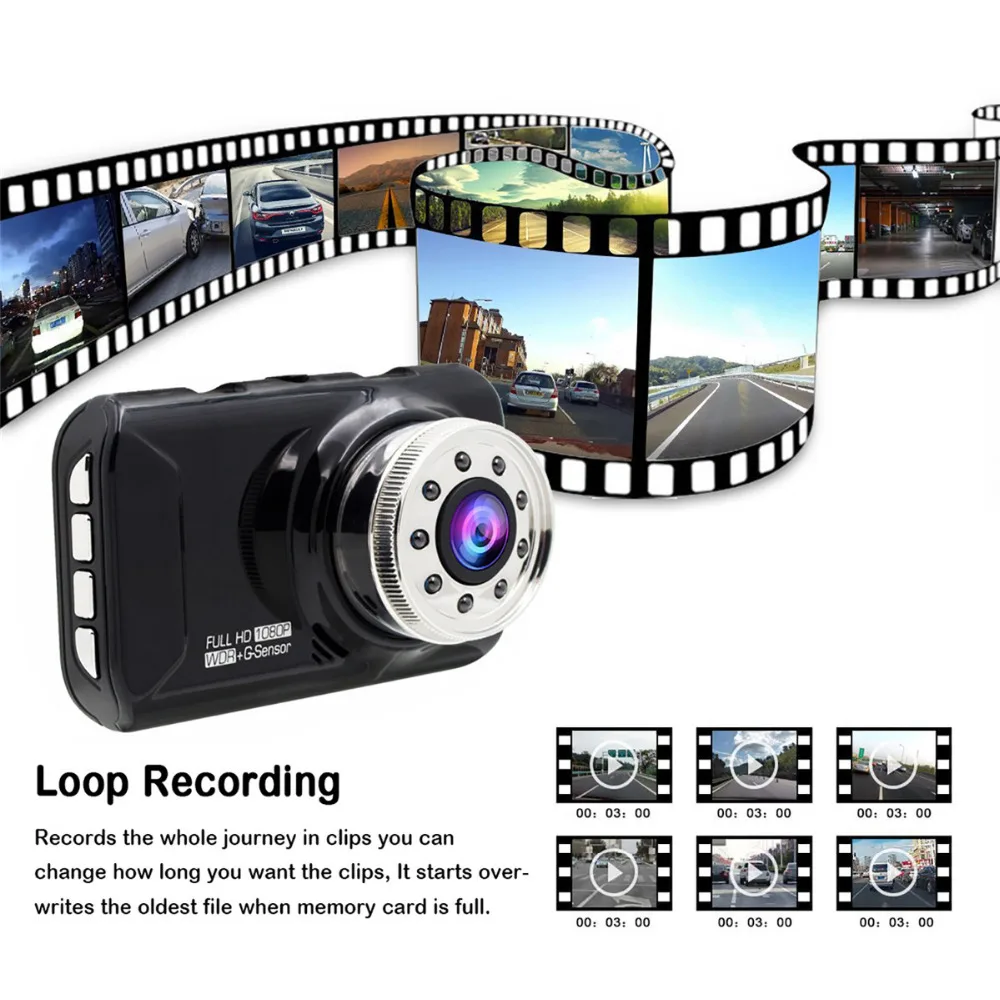 Маленький глаз Автомобильный видеорегистратор novatek &quotЖК дисплей 3 0 камера