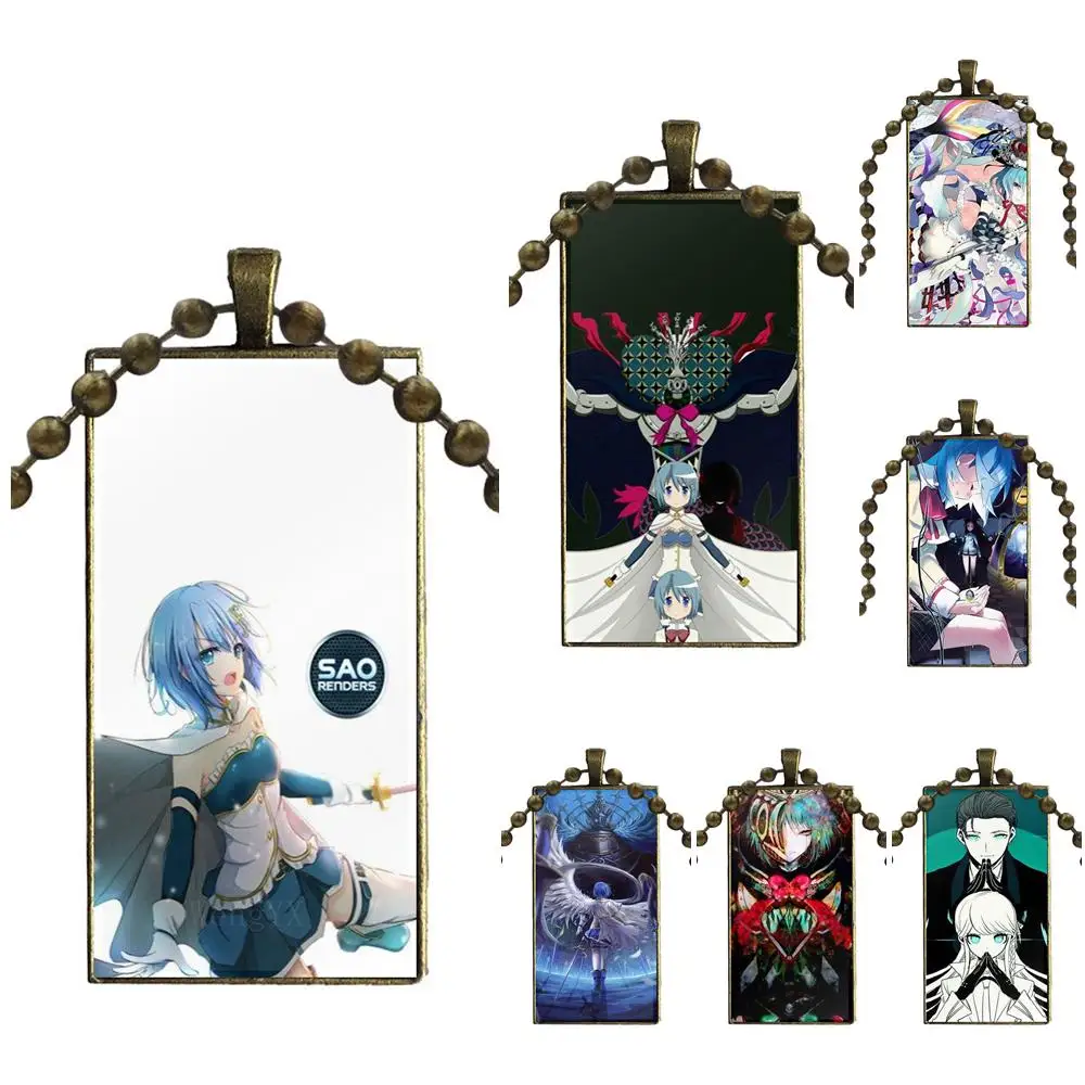 Женский свадебный подарок Sayaka Miki Puella Magi Madoka Magica ожерелье модная Длинная цепочка с
