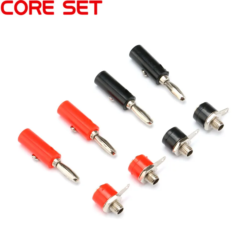 10 комплектов аудио колонок штепсельная вилка типа банан + комплект коннекторов 4