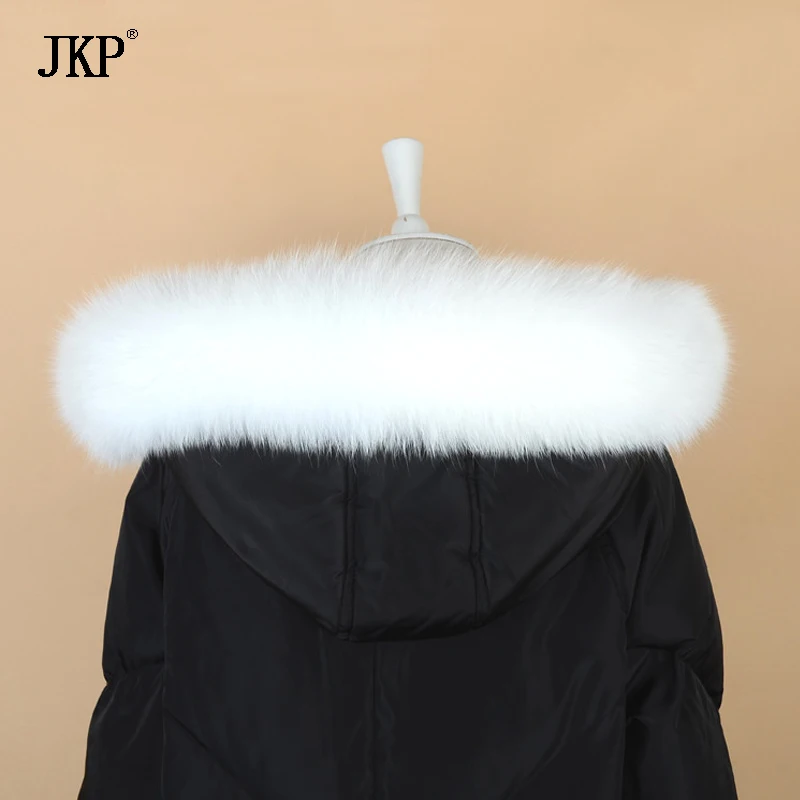 Новинка Лидер продаж воротник JKP из натурального меха енота женский 100% шаль