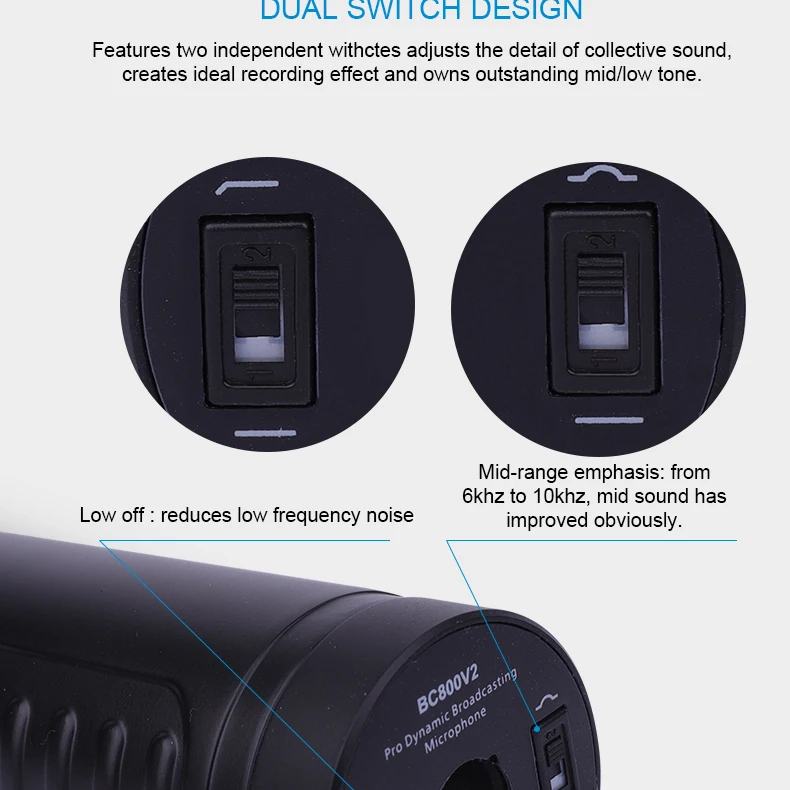 Alctron BC800V2 динамический РАДИОВЕЩАТЕЛЬНЫЙ микрофон используется в вокальной записи, инструмент сбора