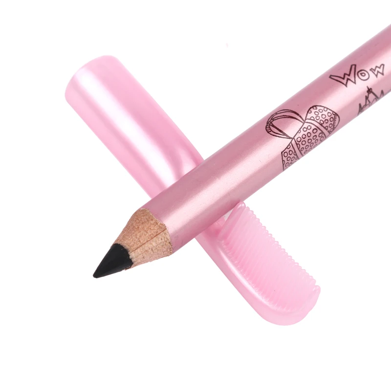 Professional Double-end Eyes Makeup Waterproof Eyebrow Pencils Black Brown Natural Eye Brow Pen Cheap Make Up P13021 | Красота и