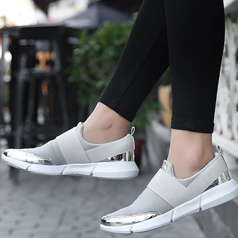 KUYUPP Fashion Breathable Women Vulcanize Sneakers Comfortable Spring Casual Shoes Female Mesh Plus Size Ladies KBT1007 | Обувь
