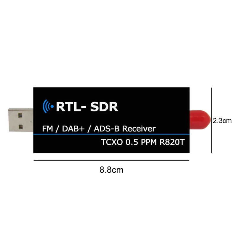 Rtl2832U Rtl Sdr приемник R820T2 Usb ключ с 0.5Ppm Tcxo Sma Mjzsee A300U|Портативные колонки| |