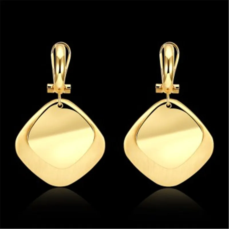 Серьги-капельки модные серьги золотого цвета персональные ювелирные изделия