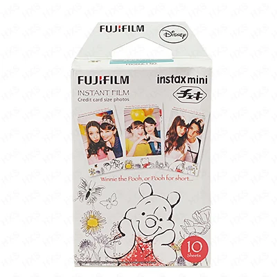 Оригинальная пленка Fujifilm Fuji Instax Mini 9 Винни Пух 10 листов для 8 7s 90 25 dw 50i 50s фотокамера