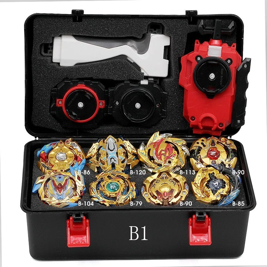 B1 Takara Tomy Bey Bay Burst золотые игрушки все модели коробка для хранения набор верхней пусковой установки тупи Металл Бог Burst спиннинг Топ лезвия - Цвет: B1