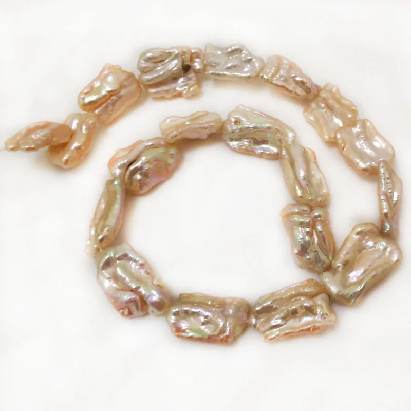 Жемчуг бива в стиле барокко, 16 дюймов, 20-25 мм