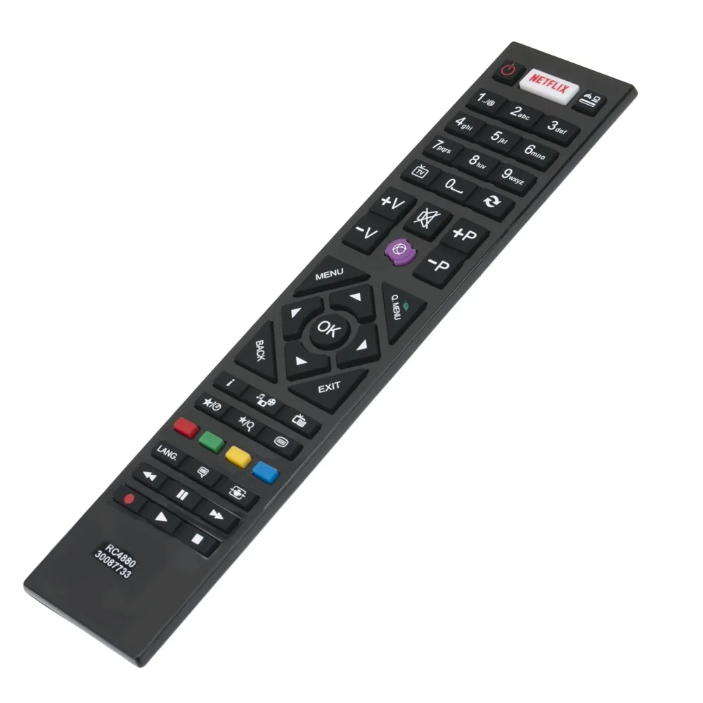 Новая замена RC4880 для TENSAI Telefunken LED LCD TV пульт дистанционного управления RC4880/30087733