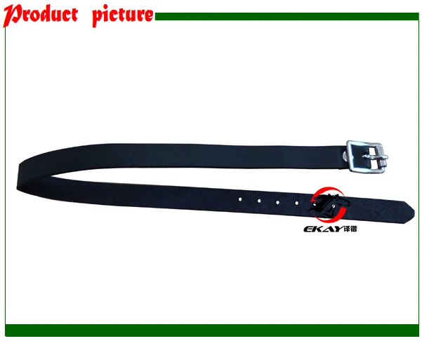 Кожаный ремешок длиной 50 см на английском языке с пряжкой и роликом. Бесплатная