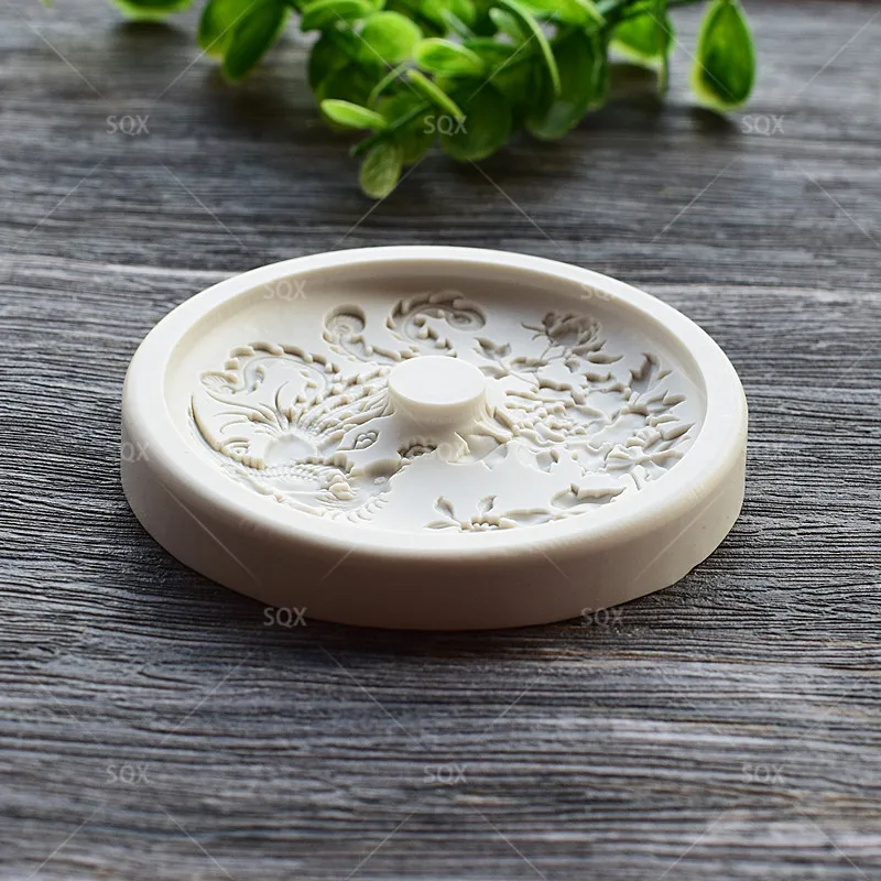 3D Феникс Форма для пончиков Fondant (сахарная) торта Формы выпечки Моул силикона