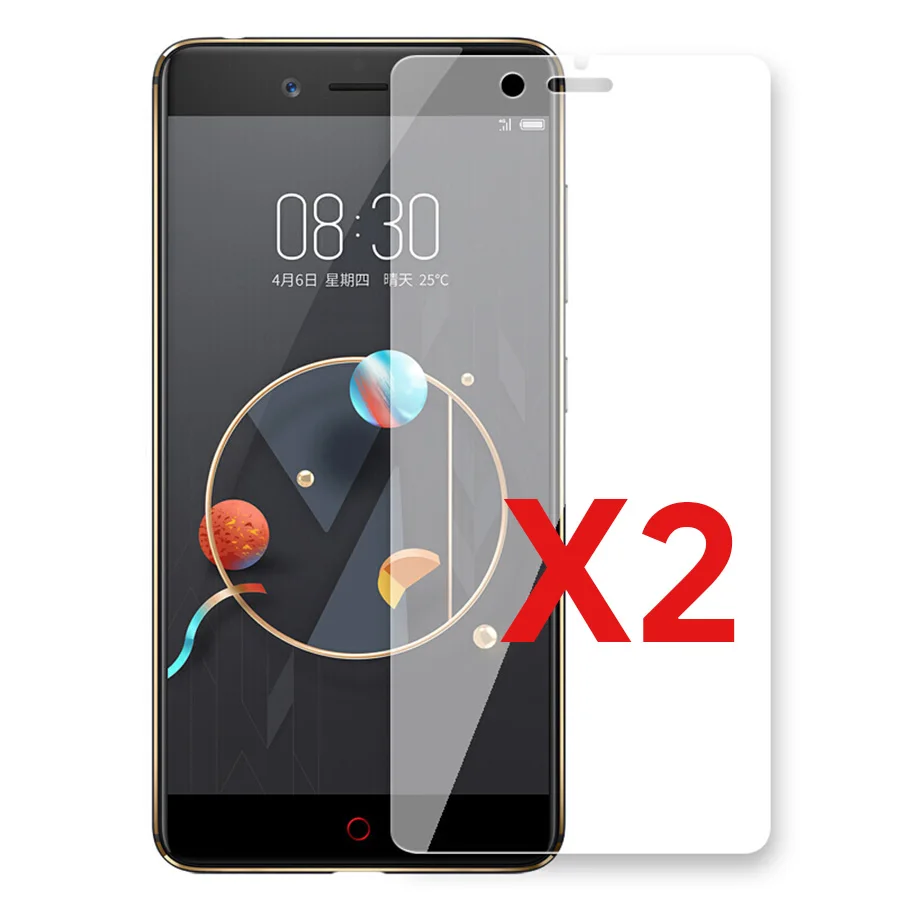 2.5D 9H полная защита экрана закаленное стекло для ZTE Nubia Z17 Взрывозащищенная пленка
