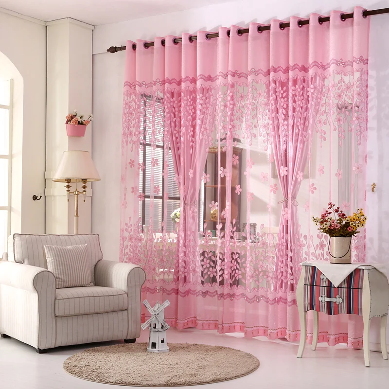 Роскошные оконные занавески комплект для гостиной прозрачные Занавески