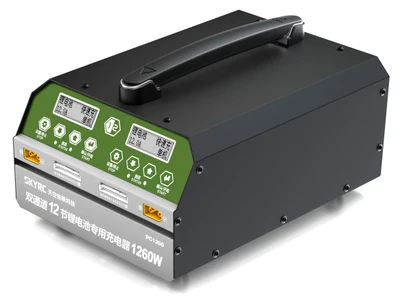 SKYRC PC1260 двойной выход 12S lipo-батарея/LIHV зарядное устройство для DIY сельскохозяйственный Дрон/RC автомобиль/вертолет/удаленные игрушки