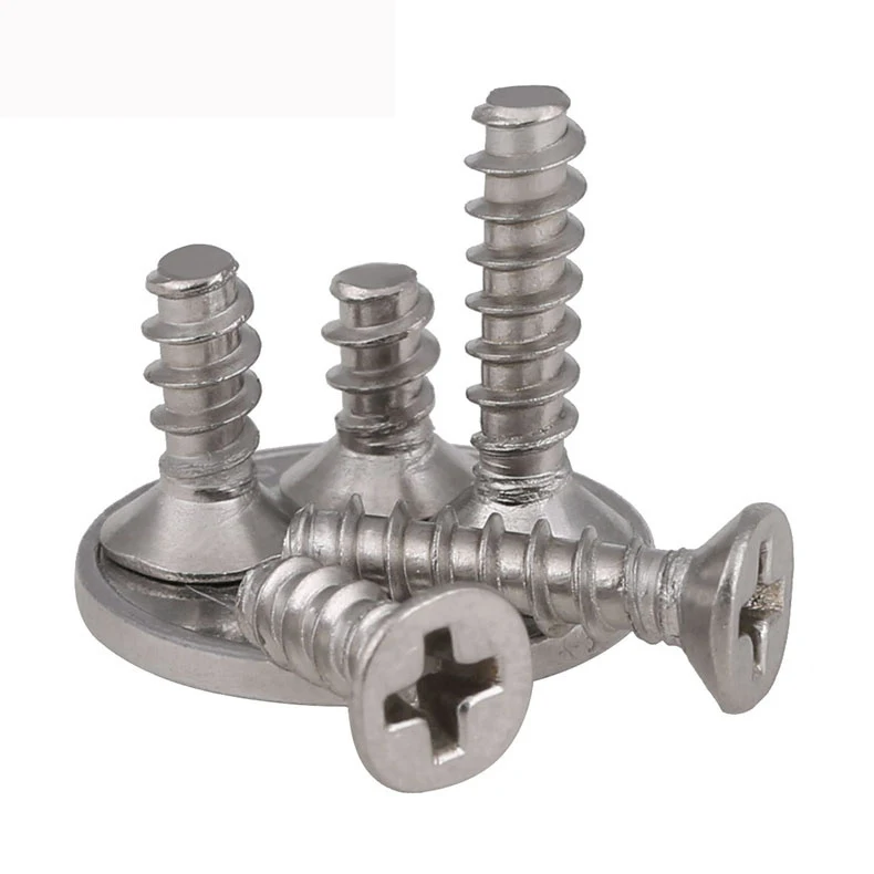 304 из нержавеющей стали потайной плоской головкой самонарезающие винты с b-тип