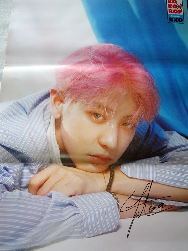 Предпродажа подписанный на EXO с автографом 4 й альбом военный CD + постер Kpop новая