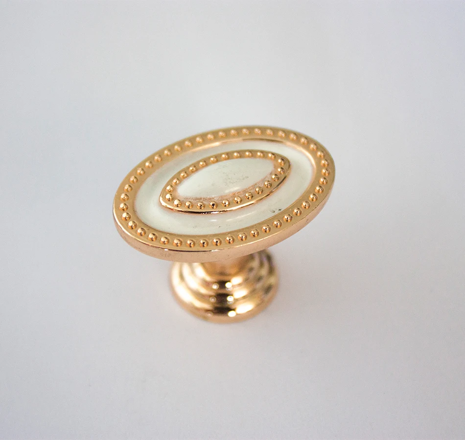 Золотой и белый милый ящика шкафа ручки Кухня Dresser Ручки Шкаф Аппаратные средства