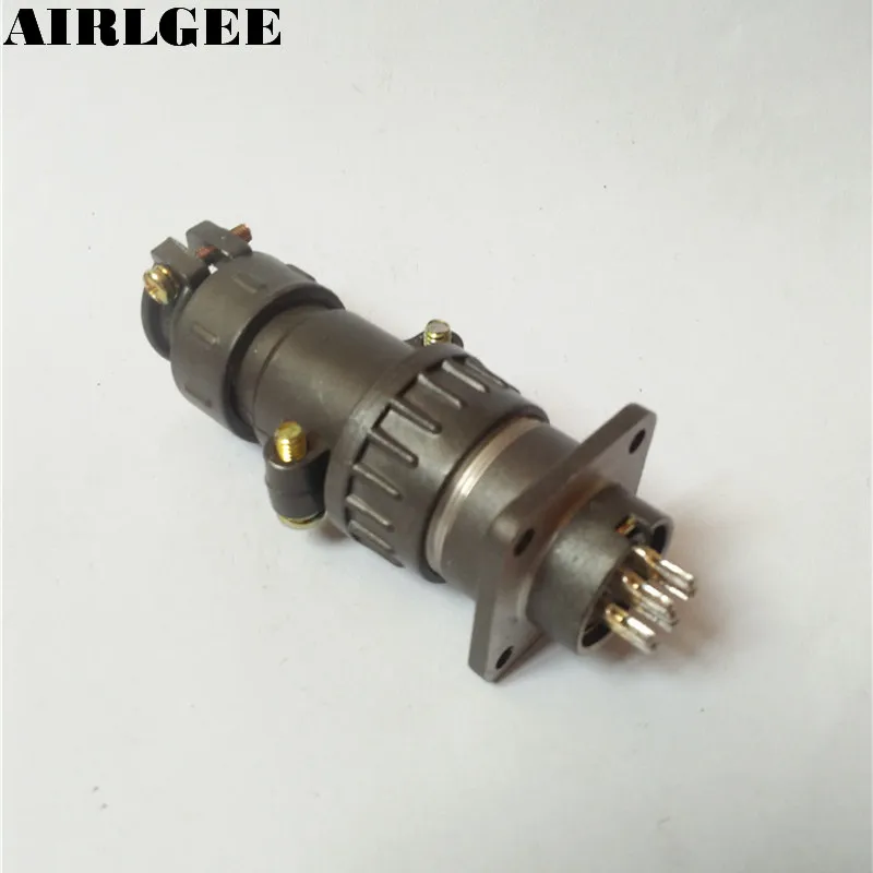 Водонепроницаемый Циркулярный соединитель для авиации 7 контактов фонарь P20K11Q
