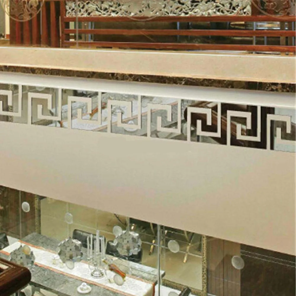 3D Зеркальная Наклейка на стену 10 шт./лот с геометрическим рисунком талии для