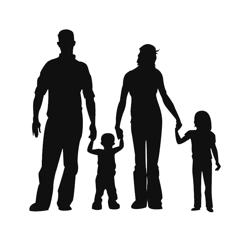 Rylybons 1 шт. 3D автомобильный Стайлинг стикер s A Happy family автомобильные наклейки и