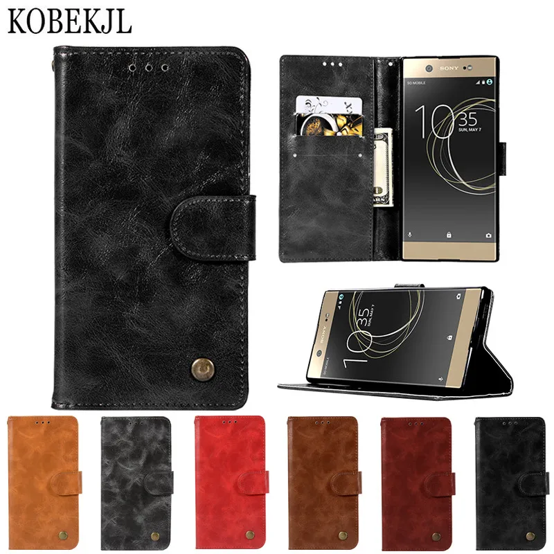 Для Sony Xperia XA 1 чехол бумажник из искусственной кожи для телефона XA1 Dual G3112 G3116 G3121 G3123