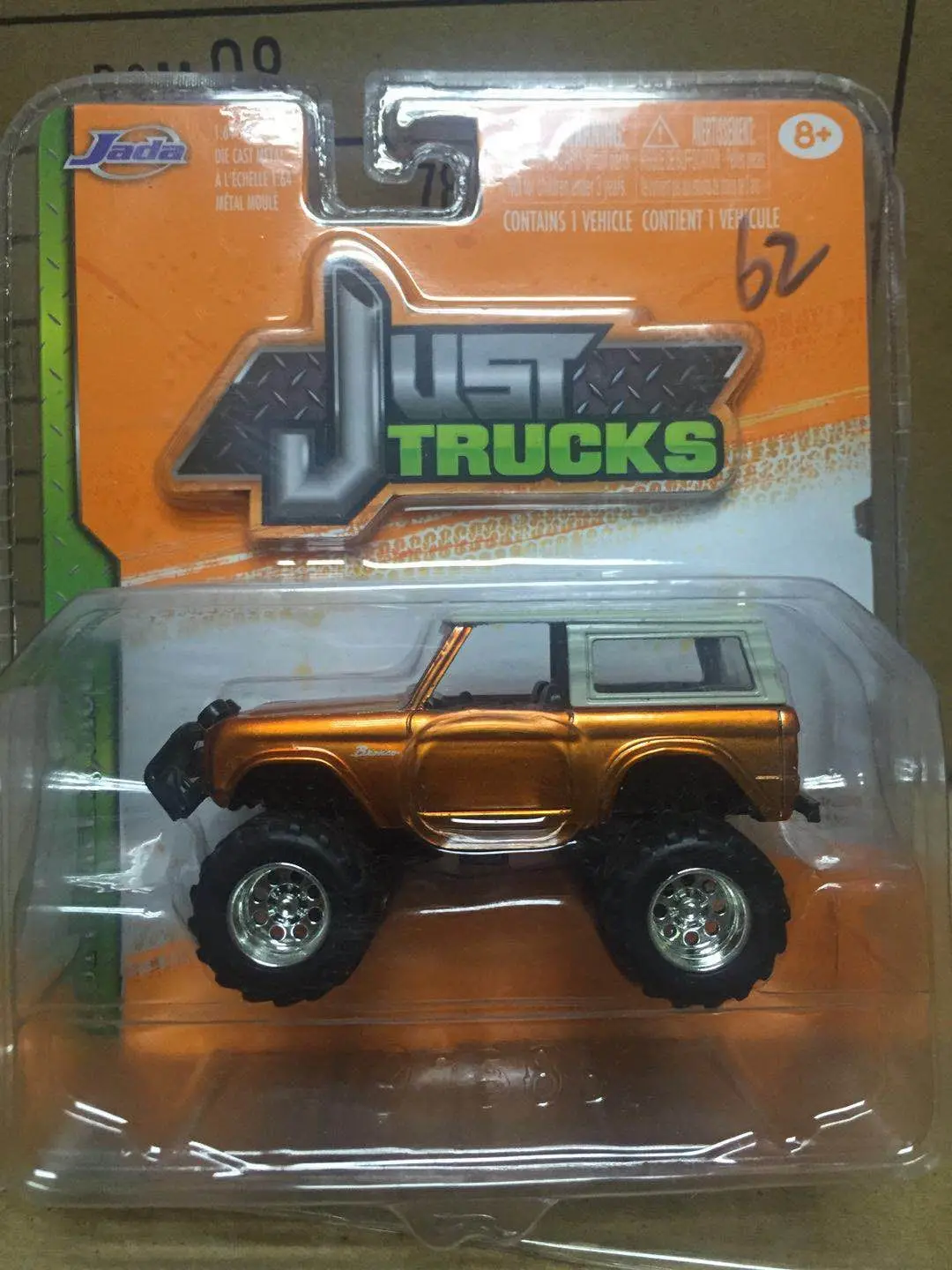 Игрушечный автомобиль Ja da 1:64 1973 Ford Bronco 03 игрушечный из сплава игрушки для детей