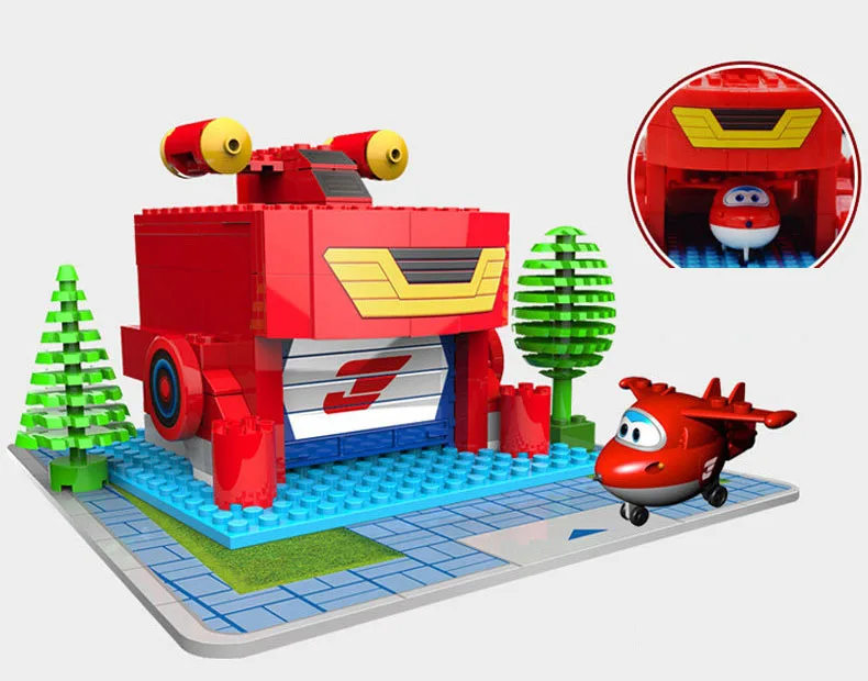 Mini Superwings 1 шт./компл. ABS игрушки mini Super Wings самолет роботы с поддержкой ангара