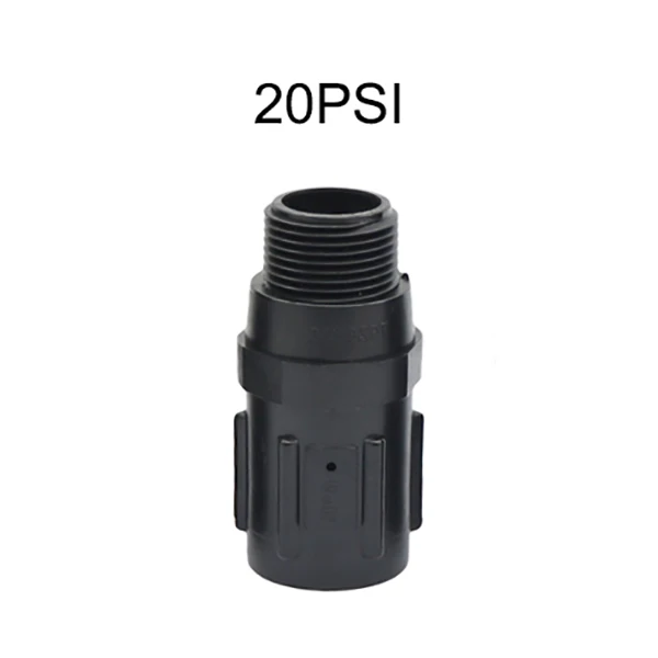 20PSI 15PSI-45PSI предустановленные регуляторы давления с 3/" резьбой шланга FHT x MHT уменьшает входящее давление воды для садовой капельной системы 1 шт - Цвет: 20PSI