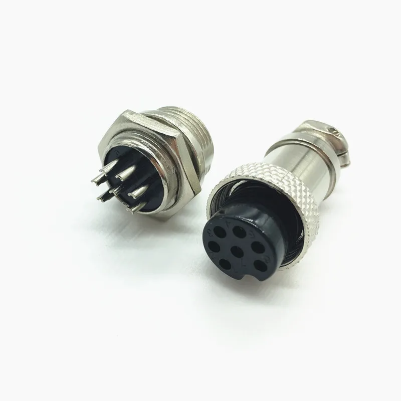 10 пар GX12-7 pin GX12 12 мм 7 контакты 250 В 15A мужской и женский электрический разъем