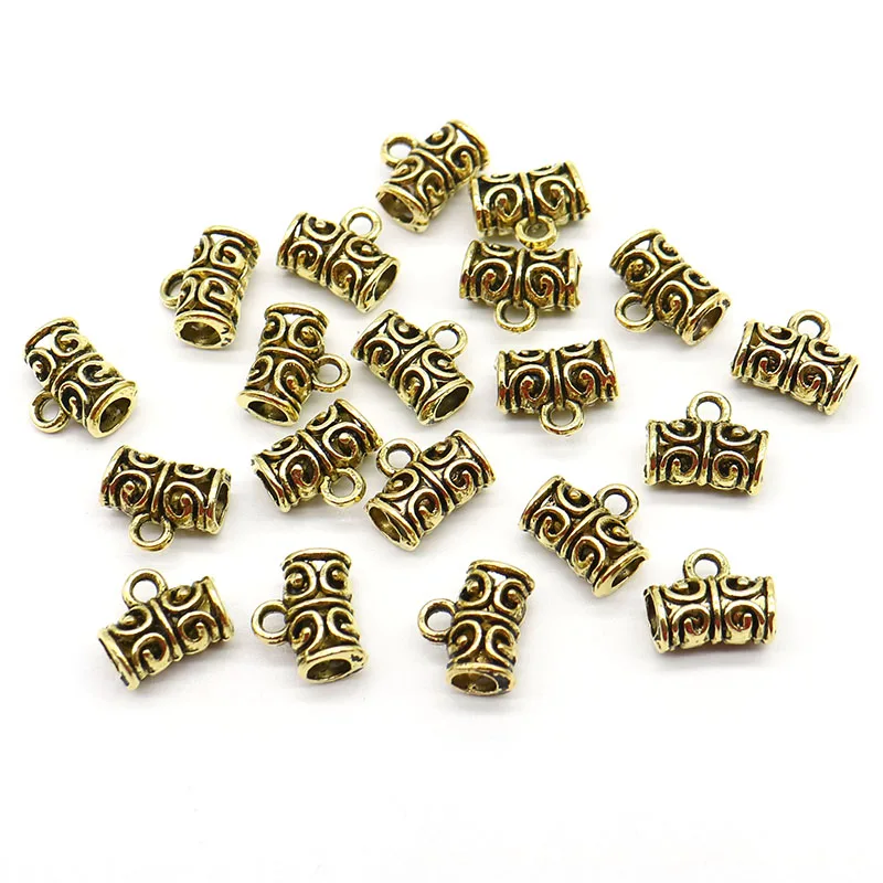 Металлические застежки и крючки с большим отверстием 20 шт./лот европейские