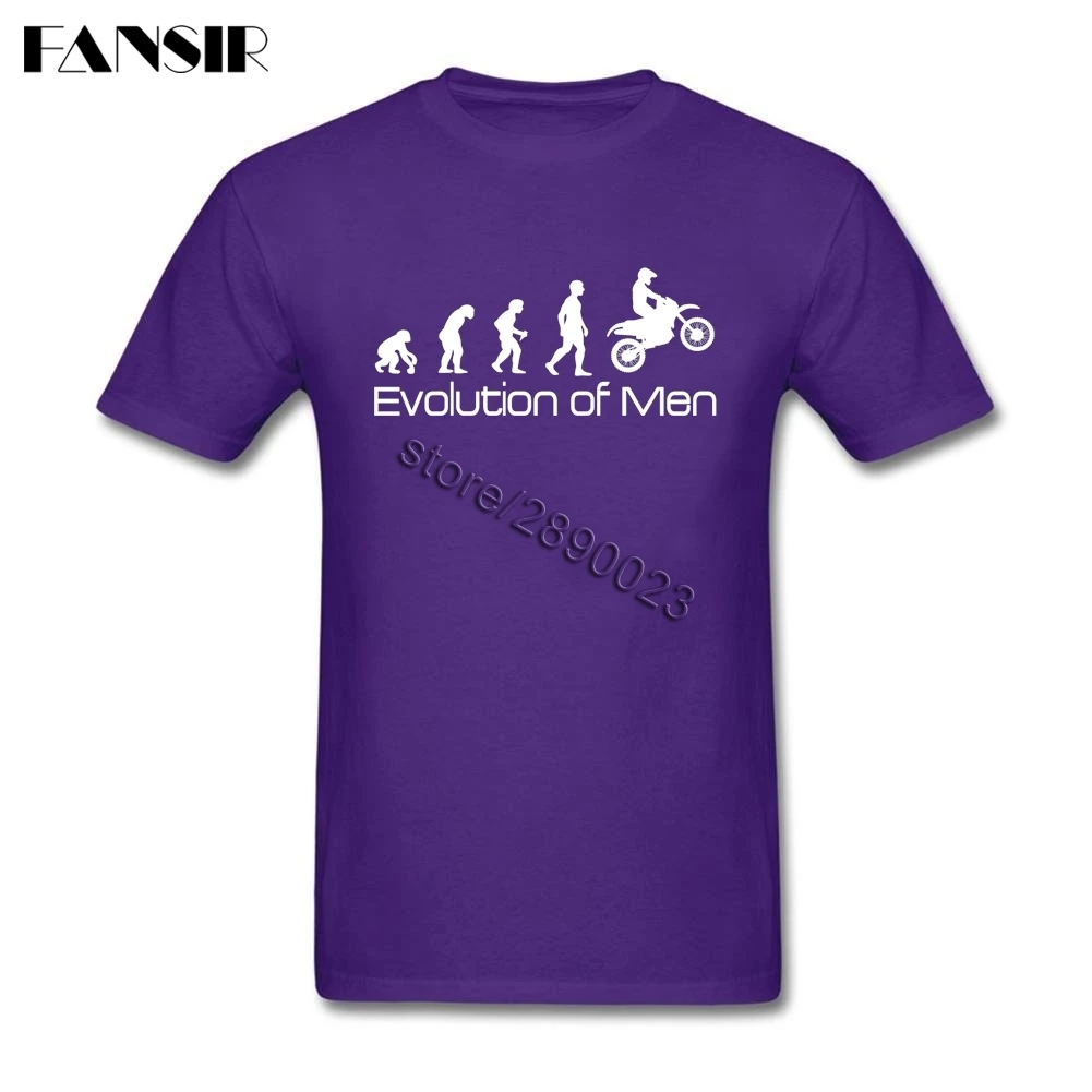 Latest Men's T Shirt Motorbike Motorcycle Evolution Short Sleeved 100% Cotton Crew Neck For Man | Мужская одежда