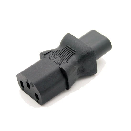 Бесплатная доставка адаптер питания IEC 320 C7 папа C13 3Pin мама C14 к C8 2Pin папа|adapter