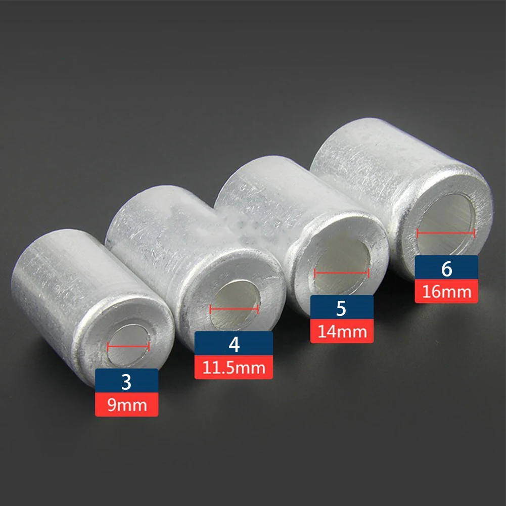 25 Pcs Thin Ferrule Modification Practical Reduced Refrigerant Connector Easy Install Aluminum Crimp Auto Air Conditioning Hose |