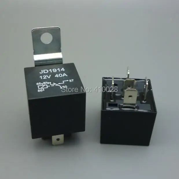 Shhworld Sea 5 шт. 30 100 автомобильное реле 12 В 5pin 40a долговечный черный медный терминал
