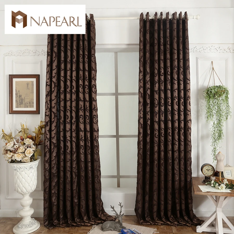 NAPEARL жаккардовые шторы современные кухонные дизайнерские декоративные