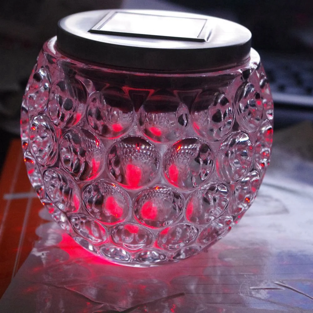 SHGO-Solar Powered Glass Solar Lights LED Lantern Night Party Weatherproof Crystal Globe Ball Outdoor | Лампы и освещение