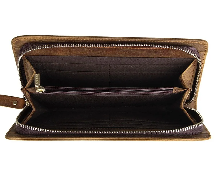 Длинный кошелек из настоящей кожи с крокодиловым узором, модный дизайн, новый стиль бизнес кардхолдер, сумка-портфель для мужчин 8068R.