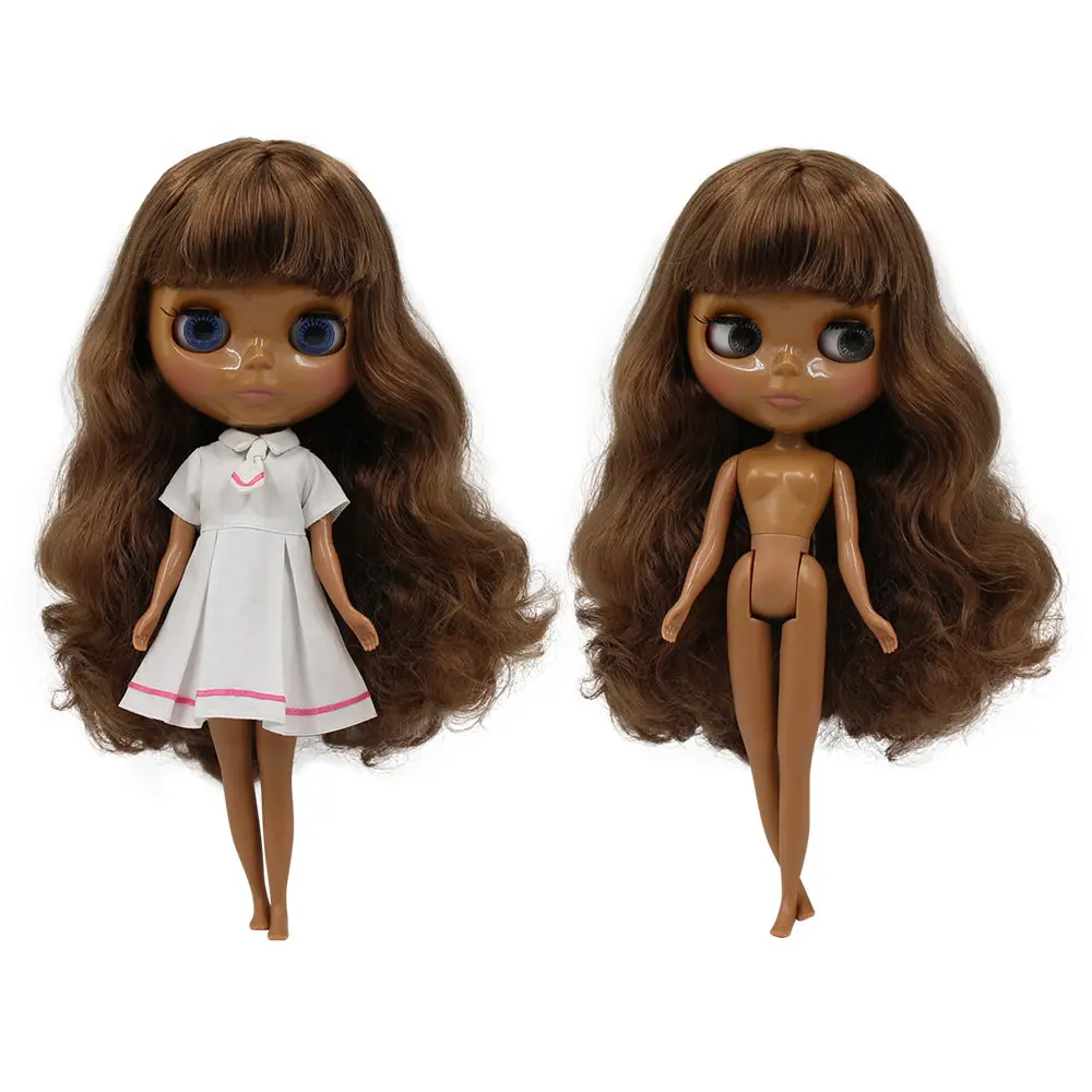 Ледяная фабрика Blyth кукла шарнир тело DIY обнаженные игрушки BJD модные куклы девушка подарок новое специальное предложение на продажу с ручной набор A& B