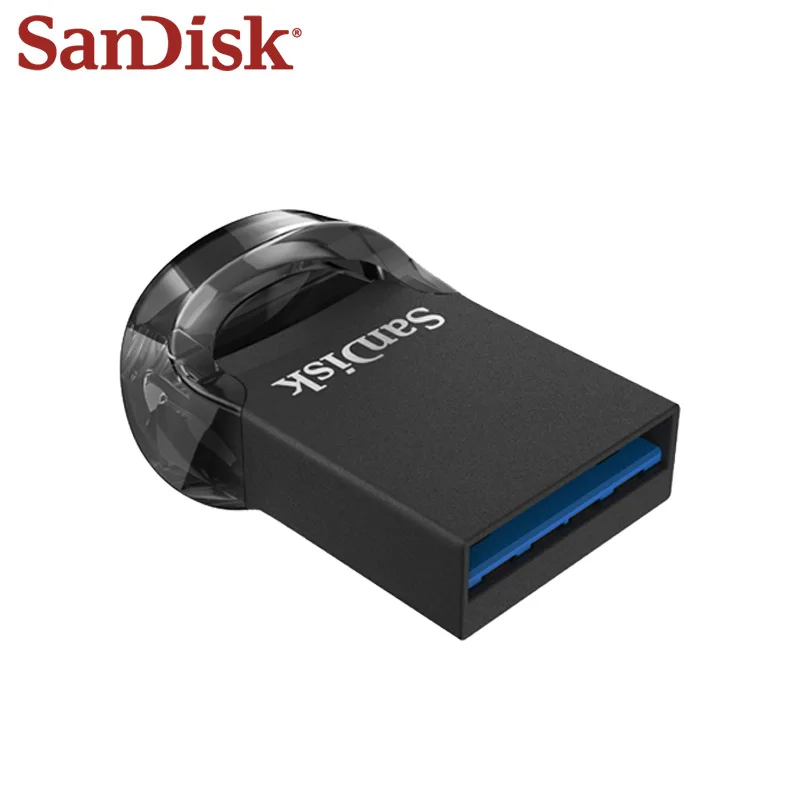 Флэш накопитель SanDisk FIT Ultra USB 3 1 супер мини флэш 16 ГБ 32 64 128 CZ430 до 130 МБ/с.|USB