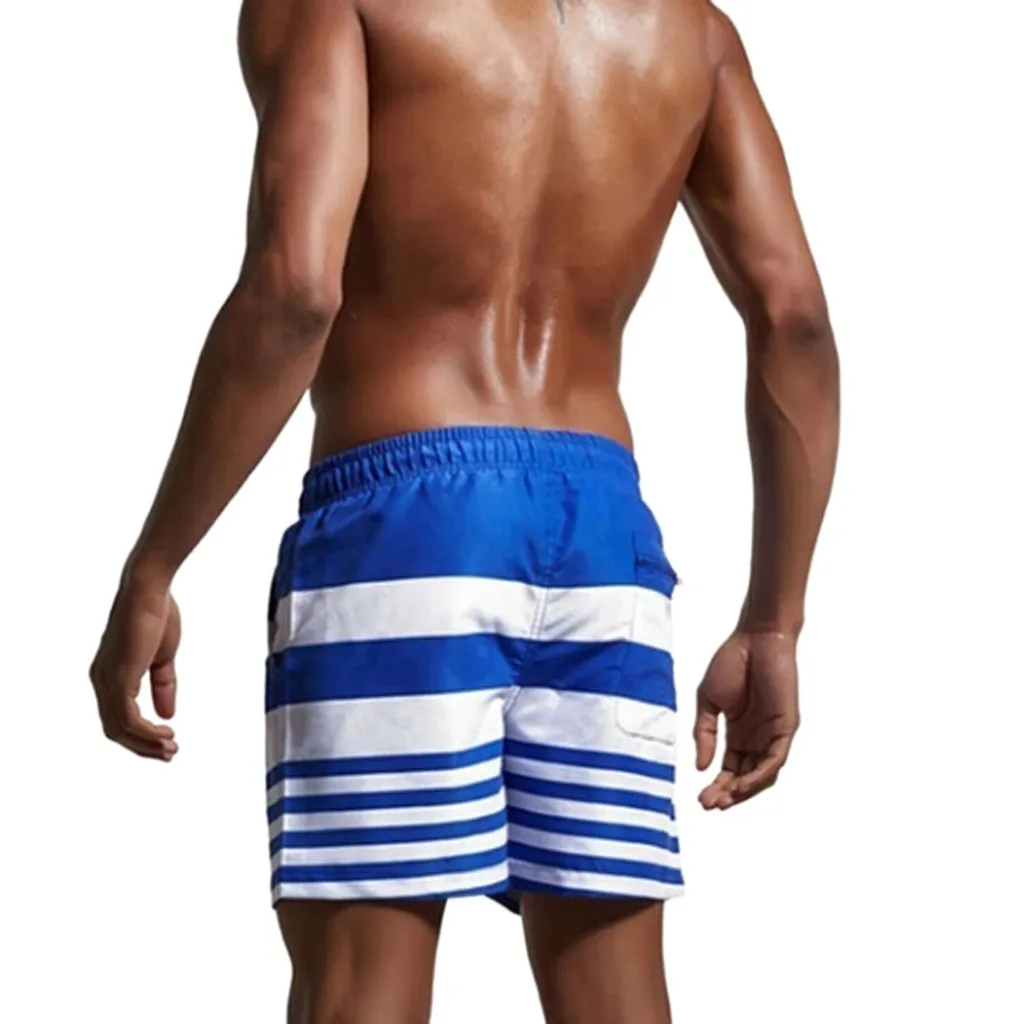 SAGACE мужские пляжные шорты быстросохнущие для мужчин повседневные в полоску