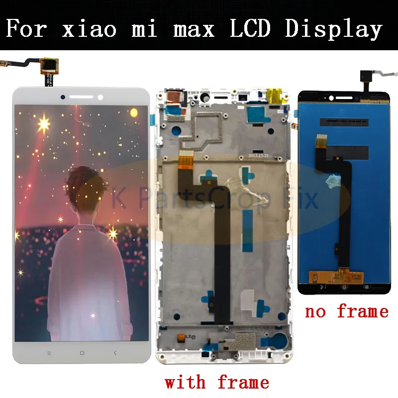 6,9 ''Xiaomi Mi Max 3 ЖК-дисплей кодирующий преобразователь сенсорного экрана в сборе сменный экран для Mi Max ЖК-дисплей с рамкой