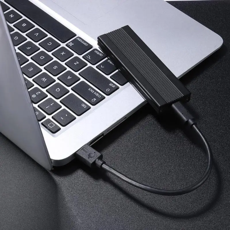 USB3.1 to M.2 NVME HDD Enclosure PCIE to Type-C External Hard Disk Drive HDD Enclosure Case External Solid State Hard Disk