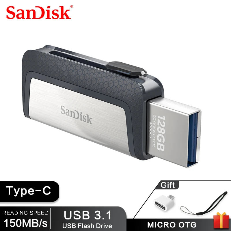 SanDisk USB флеш накопитель 128 ГБ 64 32 16 ГБ|USB флэш-накопители| |