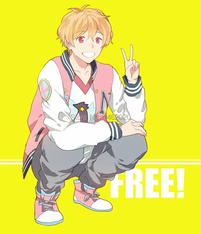 Iwatobi haruka nanase Нагиса Хадзуки Макото Тачибана Рин Мацуока Косплей куртки унисекс Повседневная Толстовка Пальто