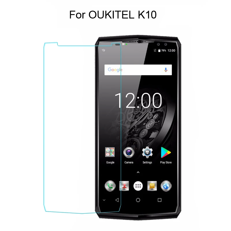 2 шт. OUKITEL K10 4G Защитная пленка из закаленного стекла 100% оригинальные скретч