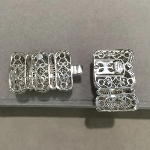DIY ювелирная застежка замковые украшения фурнитура защелка, крючок 925 Серебряное кольцо с кубическим цирконием, Высокое Качество, Модные женские ювелирные изделия