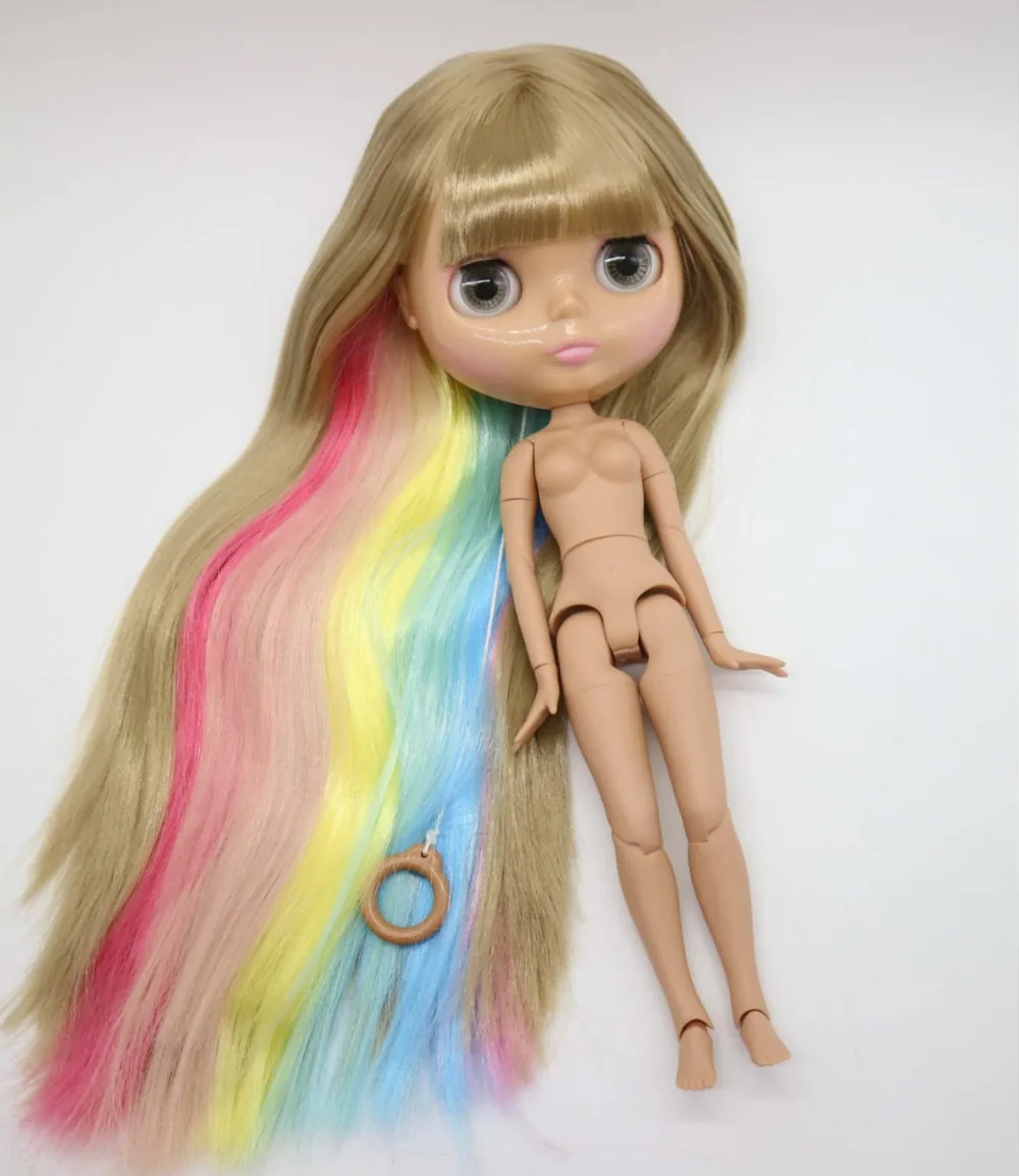 Шарнирная телесная кукла blyth разноцветная фабричная подходит для DIY 1016 | Игрушки и