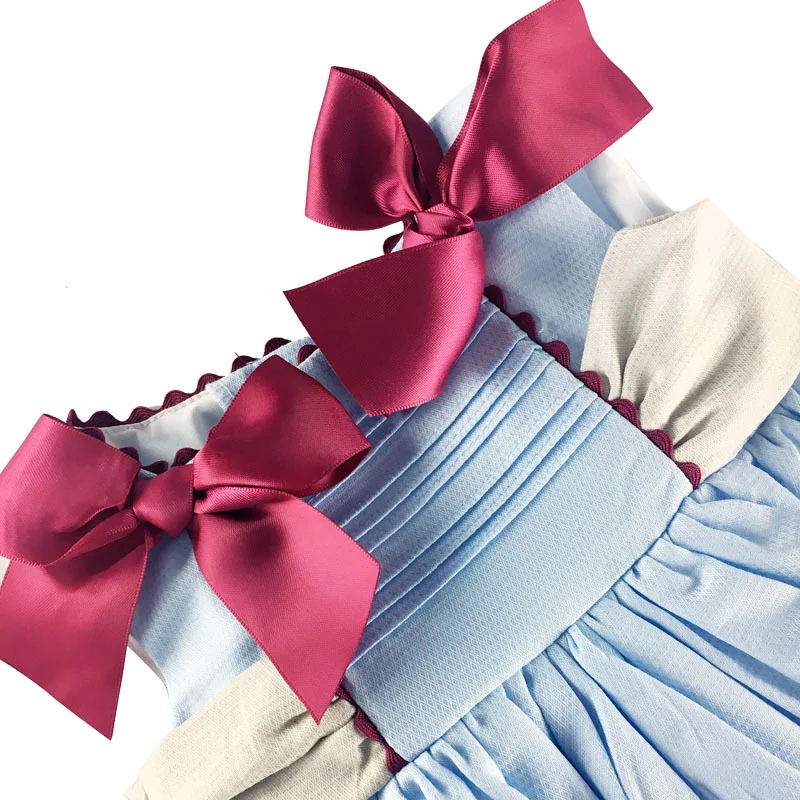 Новинка 2020 года Винтажное платье принцессы в стиле пэчворк с бантом и шапками