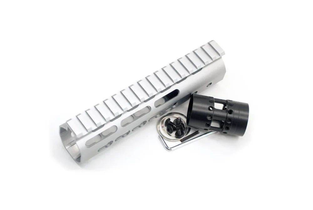 Free Float Охотничий Тактический 7-дюймовый серый Пикатинни Keymod наручник с